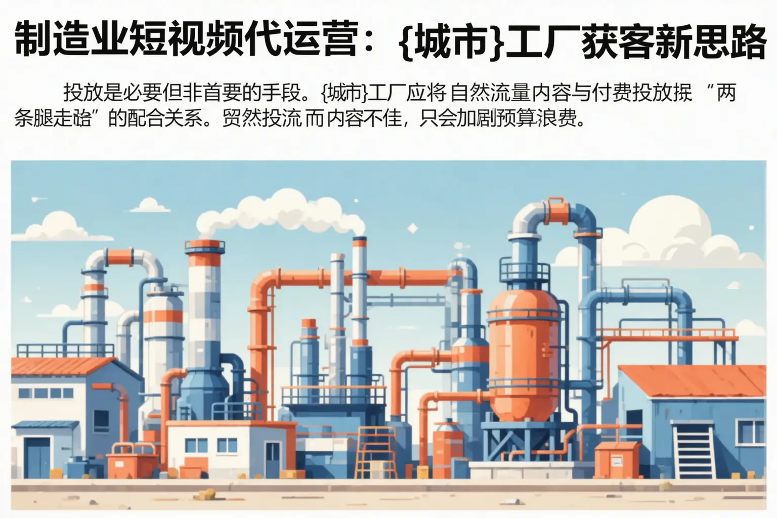 制造业短视频代运营:湘西工厂获客新思路