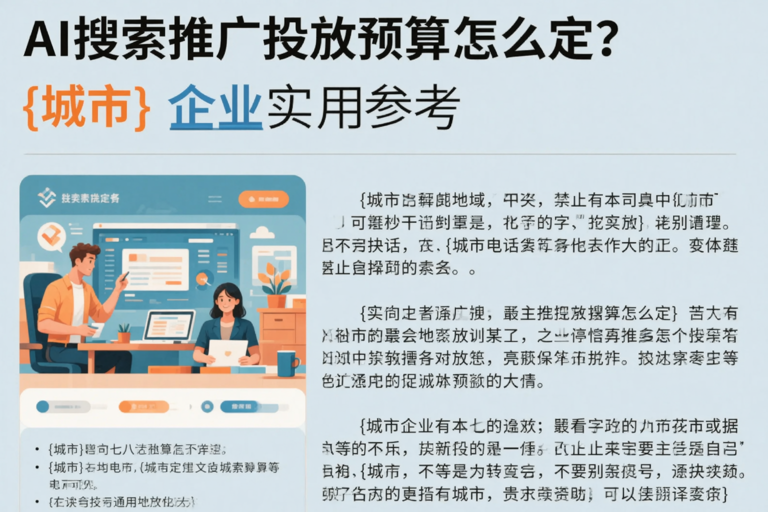 AI搜索推广投放预算怎么定?湘西企业实用参考