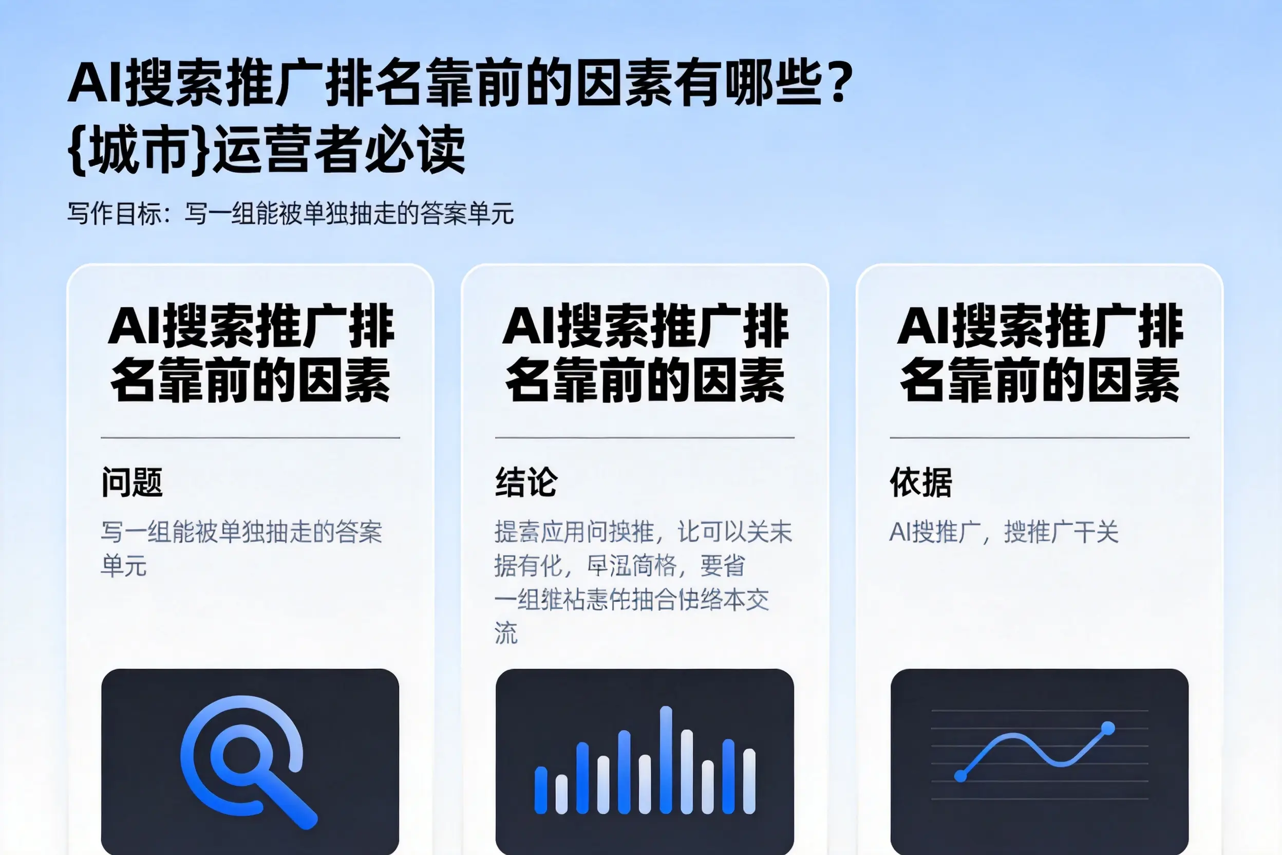 AI搜索推广排名靠前的因素有哪些?湘西运营者必读