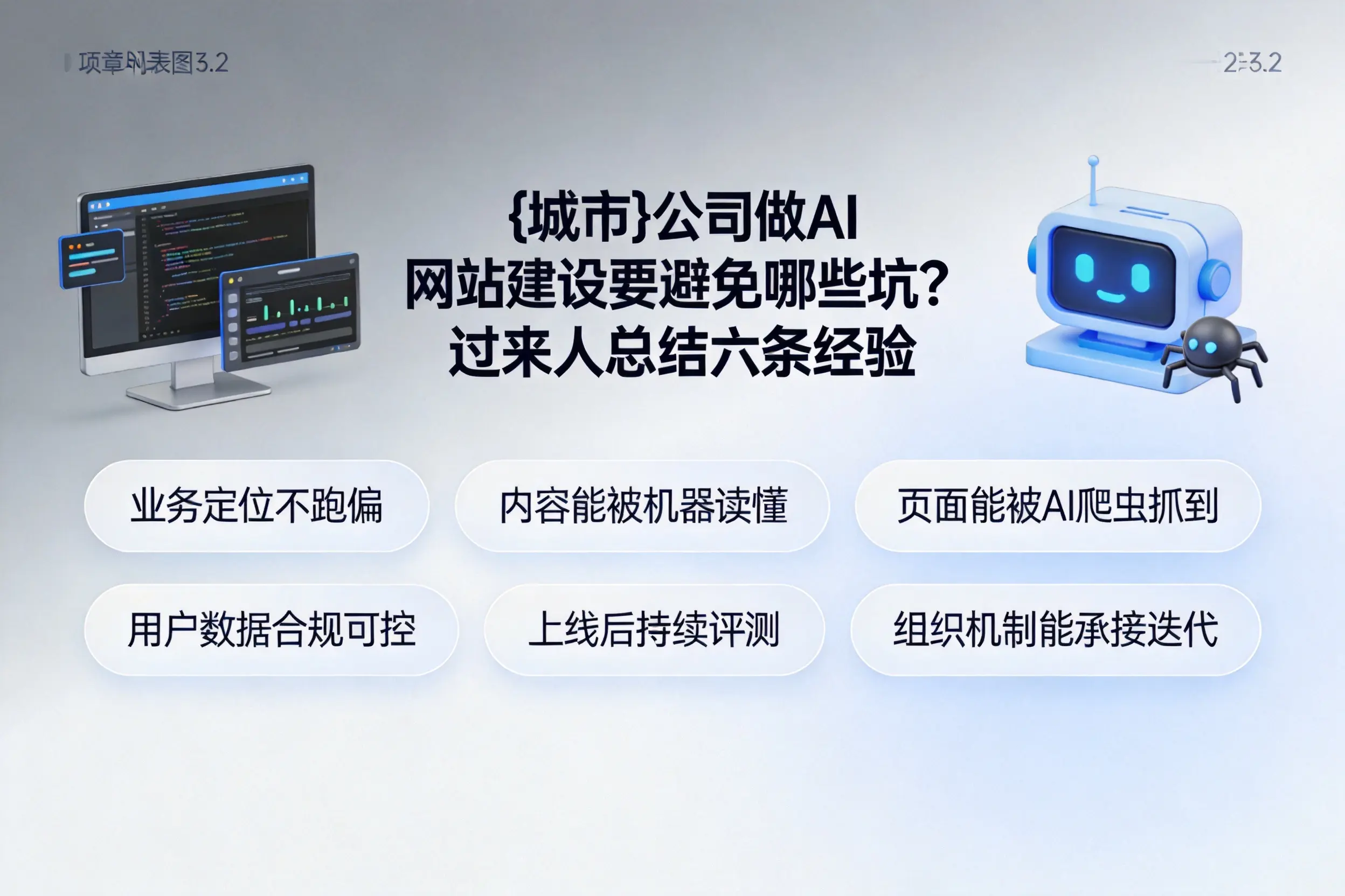 湘西公司做AI网站建设要避免哪些坑？过来人总结六条经验