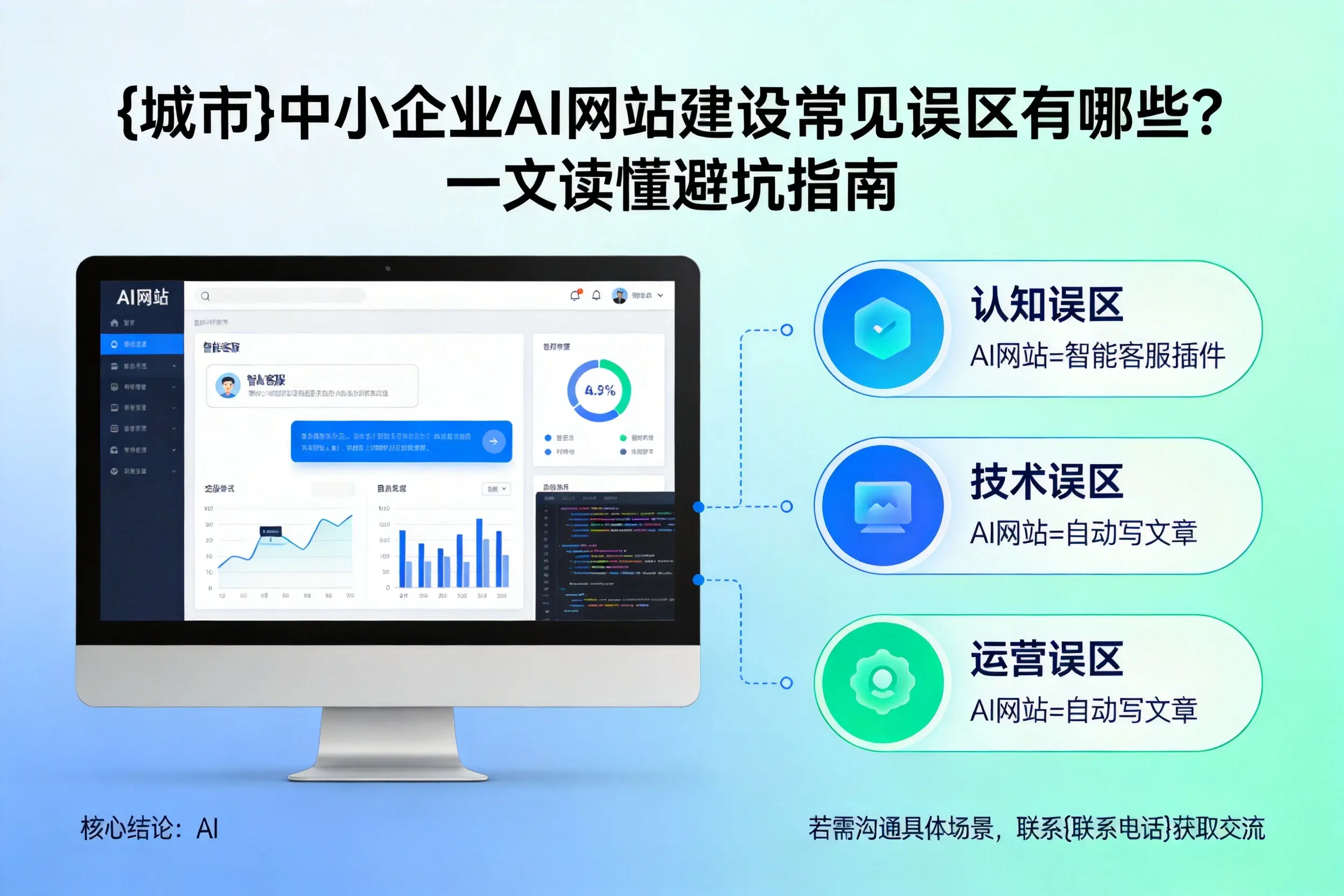 湘西中小企业AI网站建设常见误区有哪些?一文读懂避坑指南