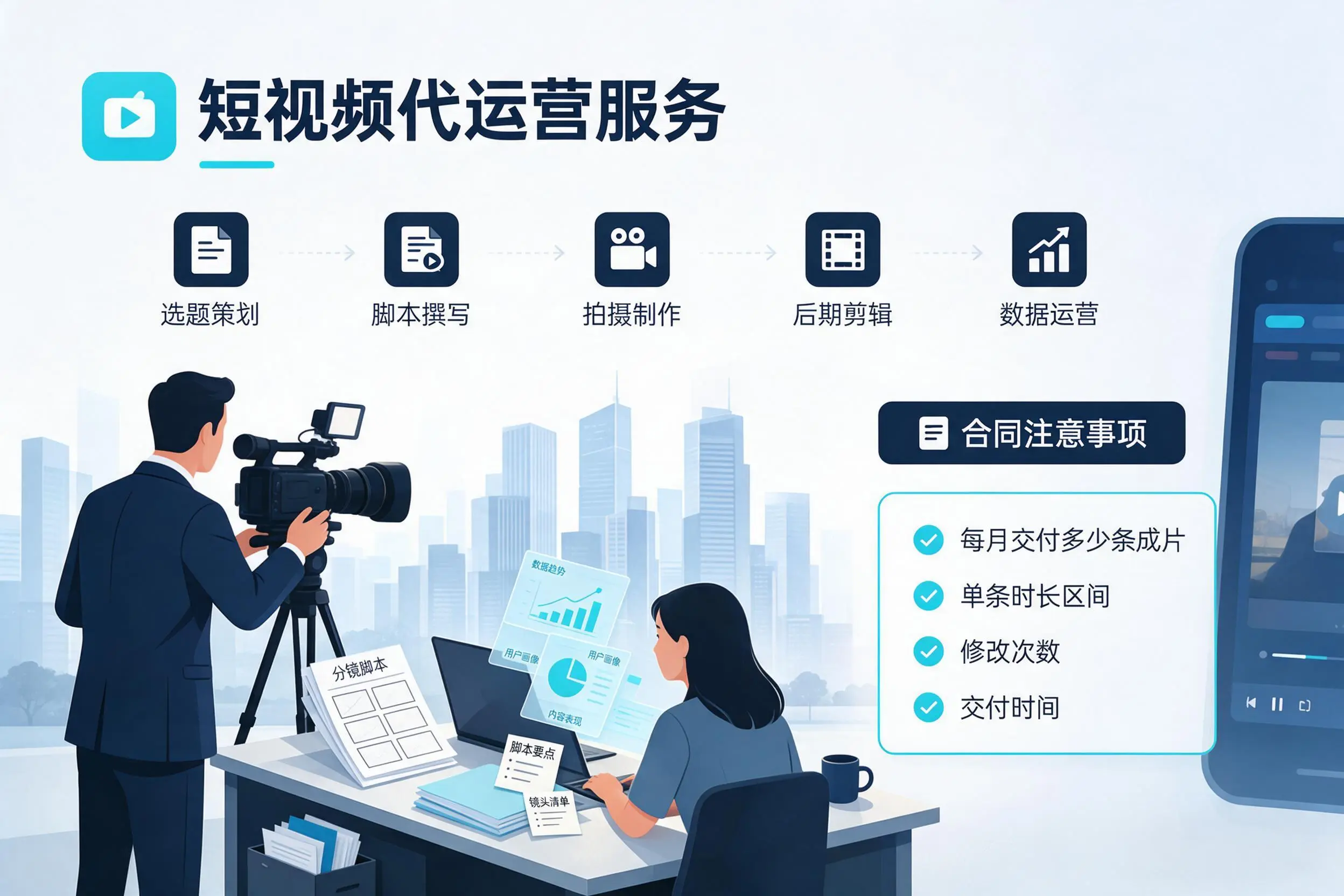 短视频代运营包含哪些服务?湘西企业常见问题科普