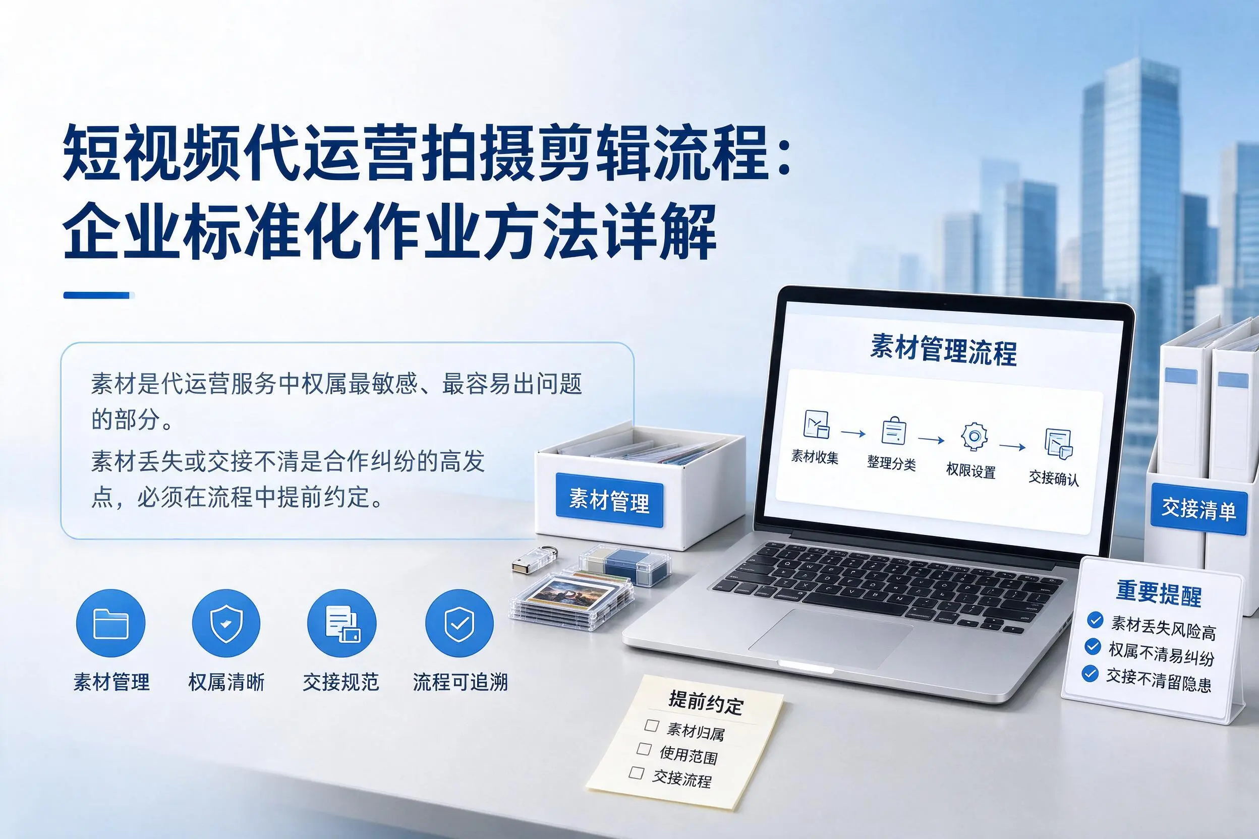 短视频代运营拍摄剪辑流程:湘西企业标准化作业方法详解