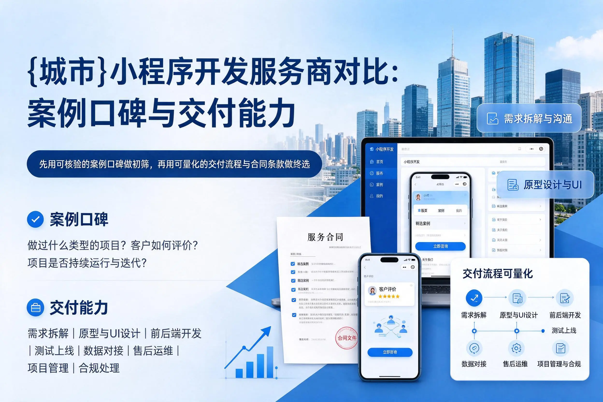 湘西小程序开发服务商对比：案例口碑与交付能力