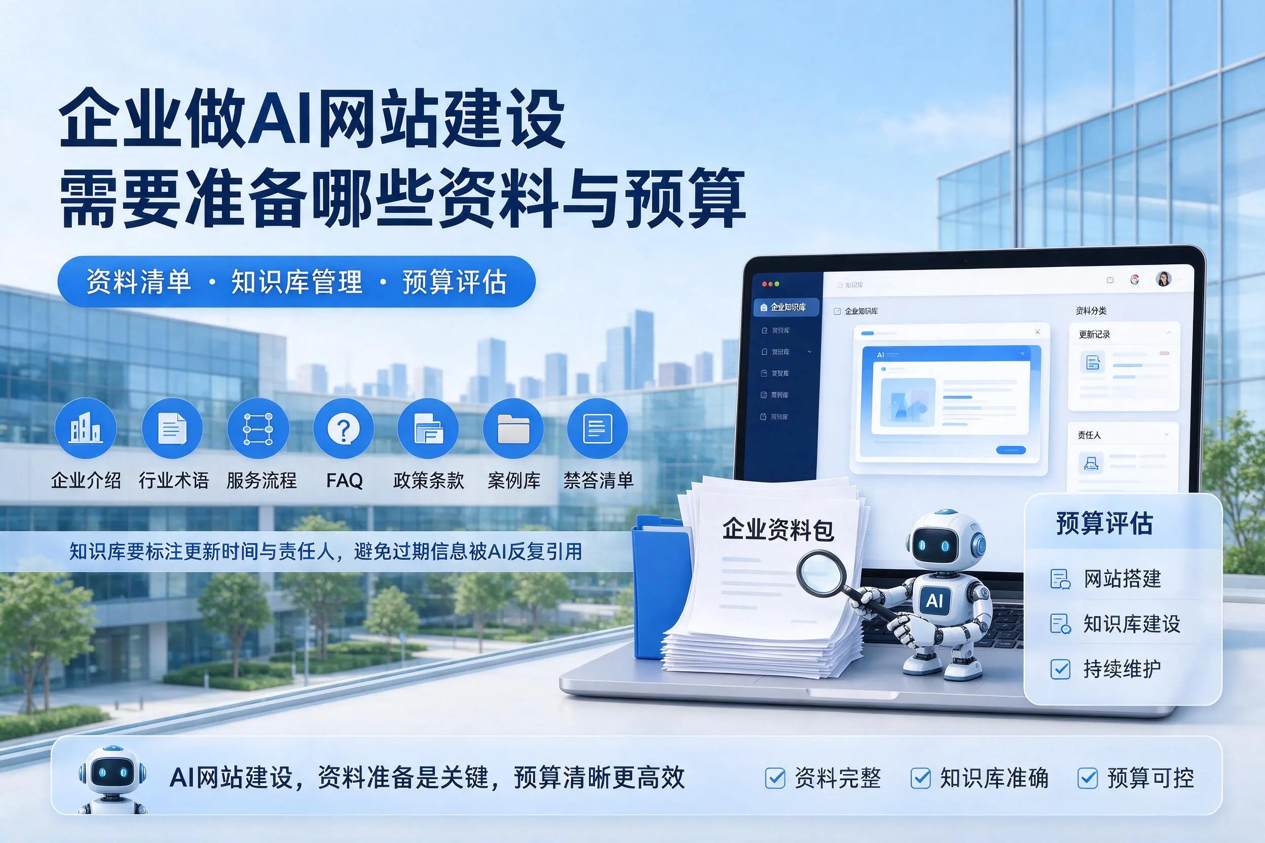 湘西企业做AI网站建设需要准备哪些资料与预算