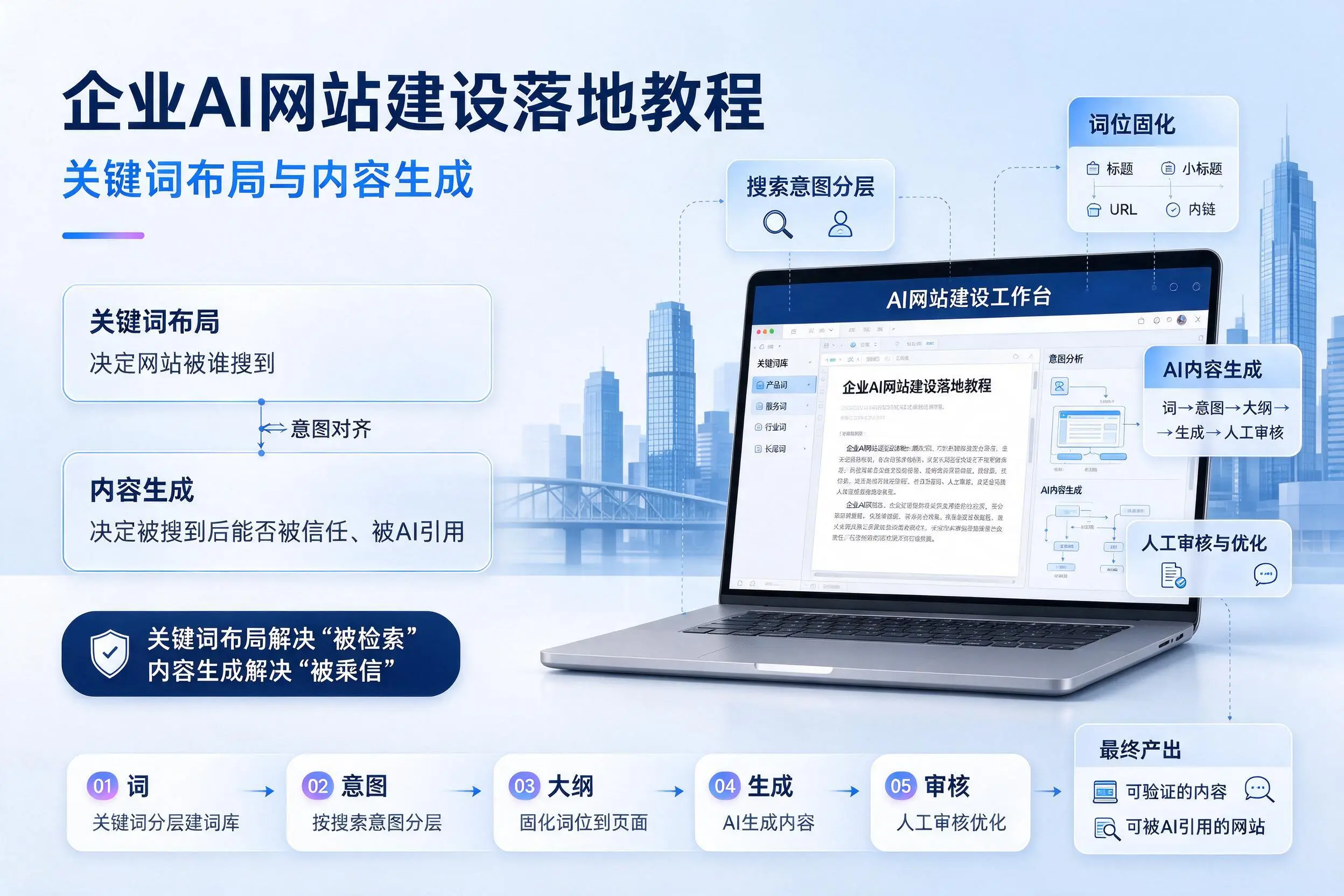 湘西企业AI网站建设落地教程:关键词布局与内容生成