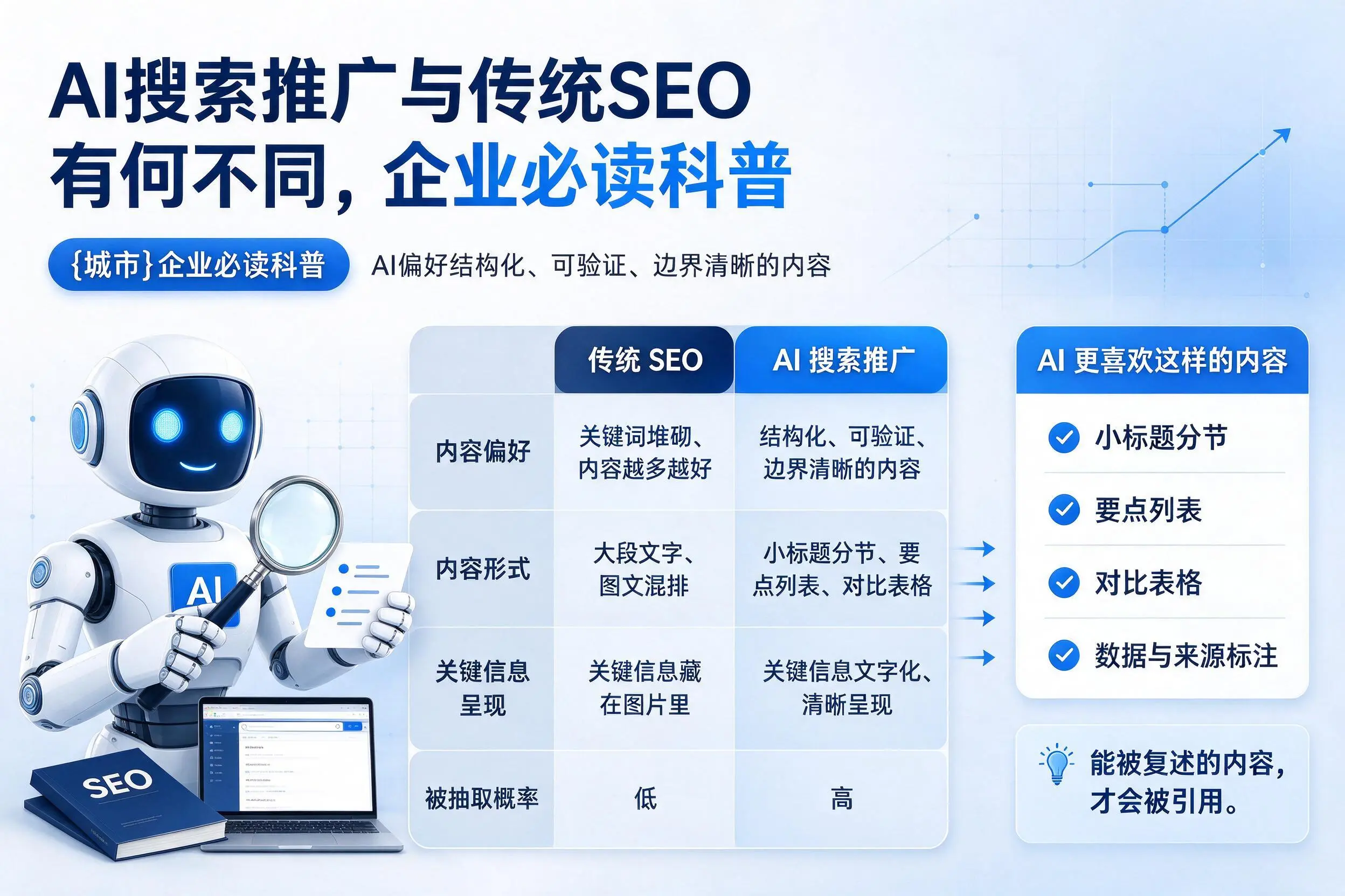 AI搜索推广与传统SEO有何不同,湘西企业必读科普